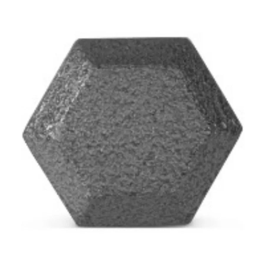 20lb Cast Iron Hex Dumbbell Single, Solid One Piece Weight for Home Gym Strength Training,