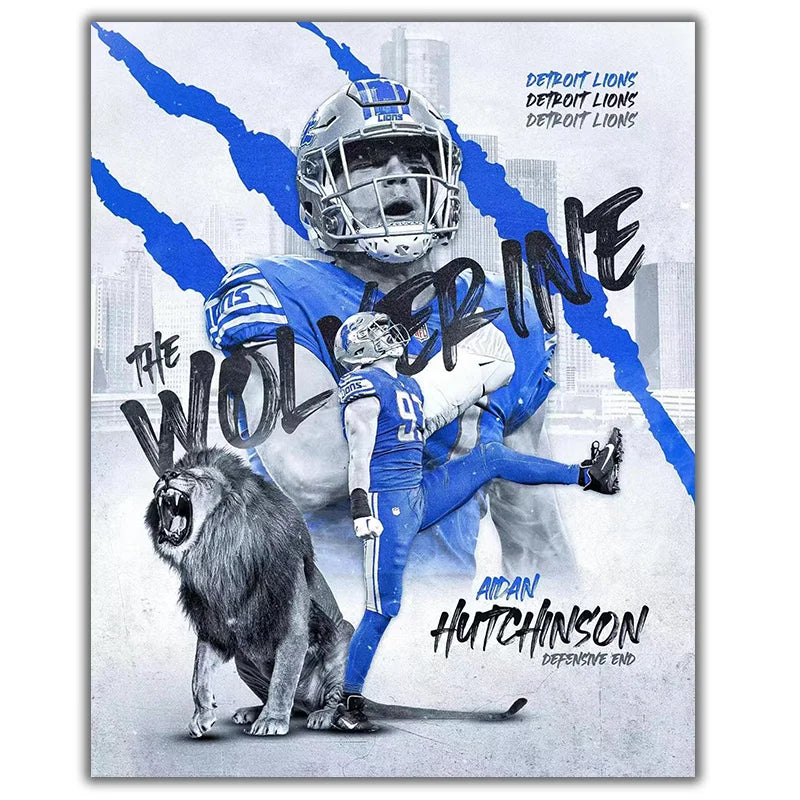 American Football NFL Star Players So on Sports Super Bowl Poster