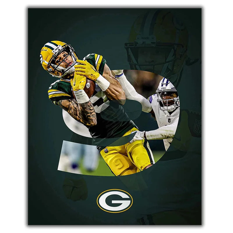 American Football NFL Star Players So on Sports Super Bowl Poster