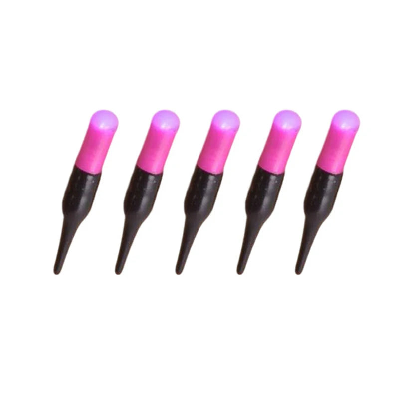 5Pc Led Luminous fishing Floating night Tail Light Glow Color Change