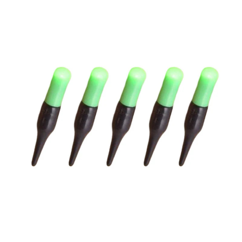 5Pc Led Luminous fishing Floating night Tail Light Glow Color Change