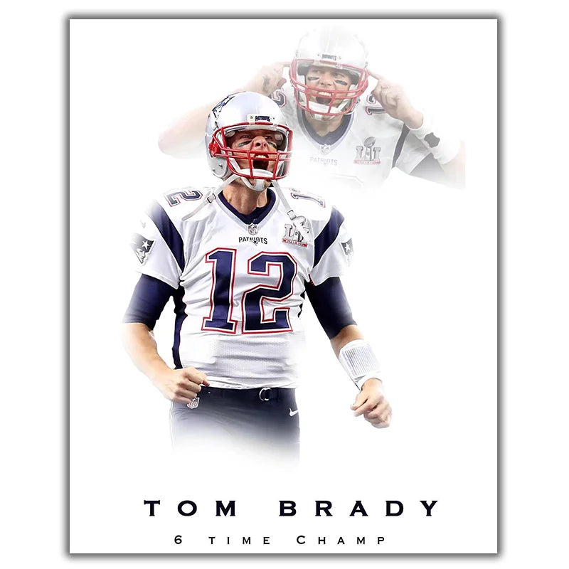 American Football NFL Star Players So on Sports Super Bowl Poster