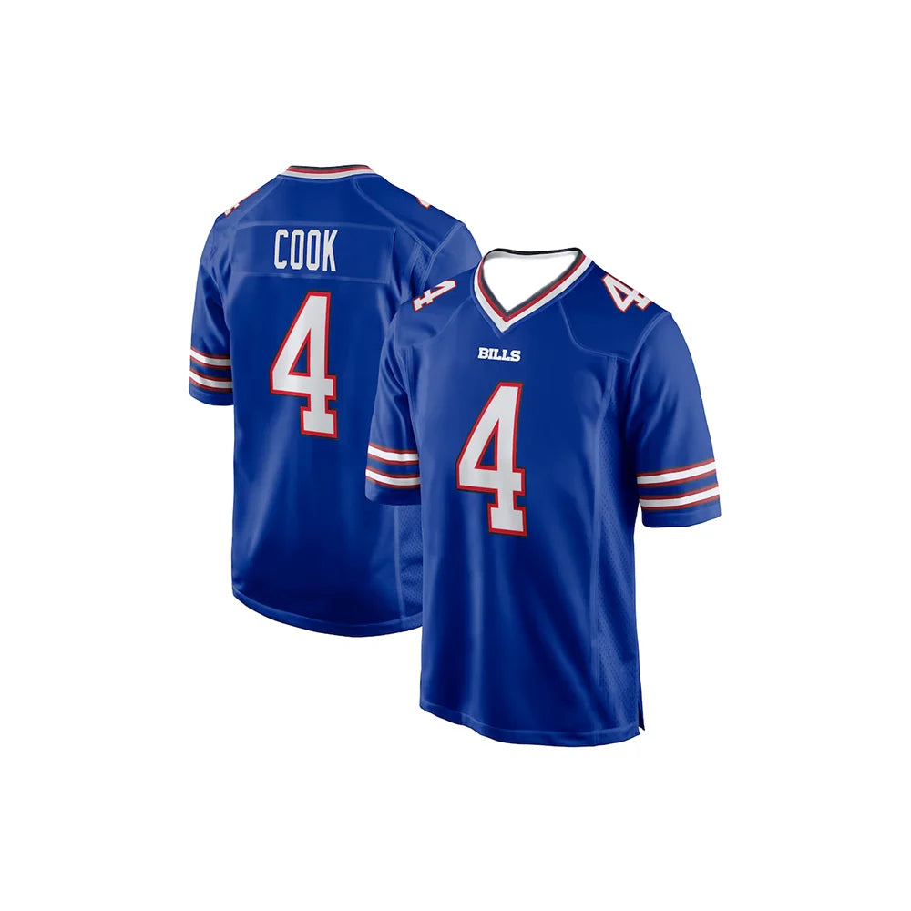 24-25 Adult Buffalo American Football Jerse Sportswear T-shirt Bills Allen 17 Number