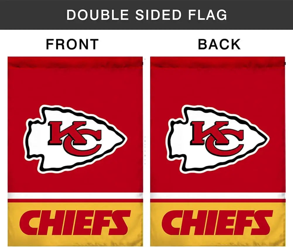 Kansas City Garden Flag Chief KC (12.5x18IN Double Sided) for Yard Garden Outdoor