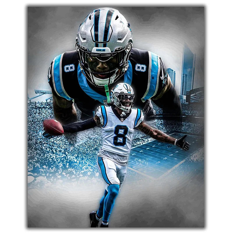 American Football NFL Star Players So on Sports Super Bowl Poster