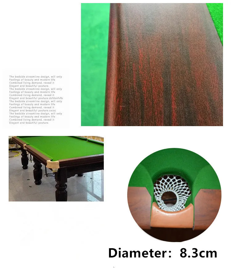 New Arrival High-end Standard Billiard Table