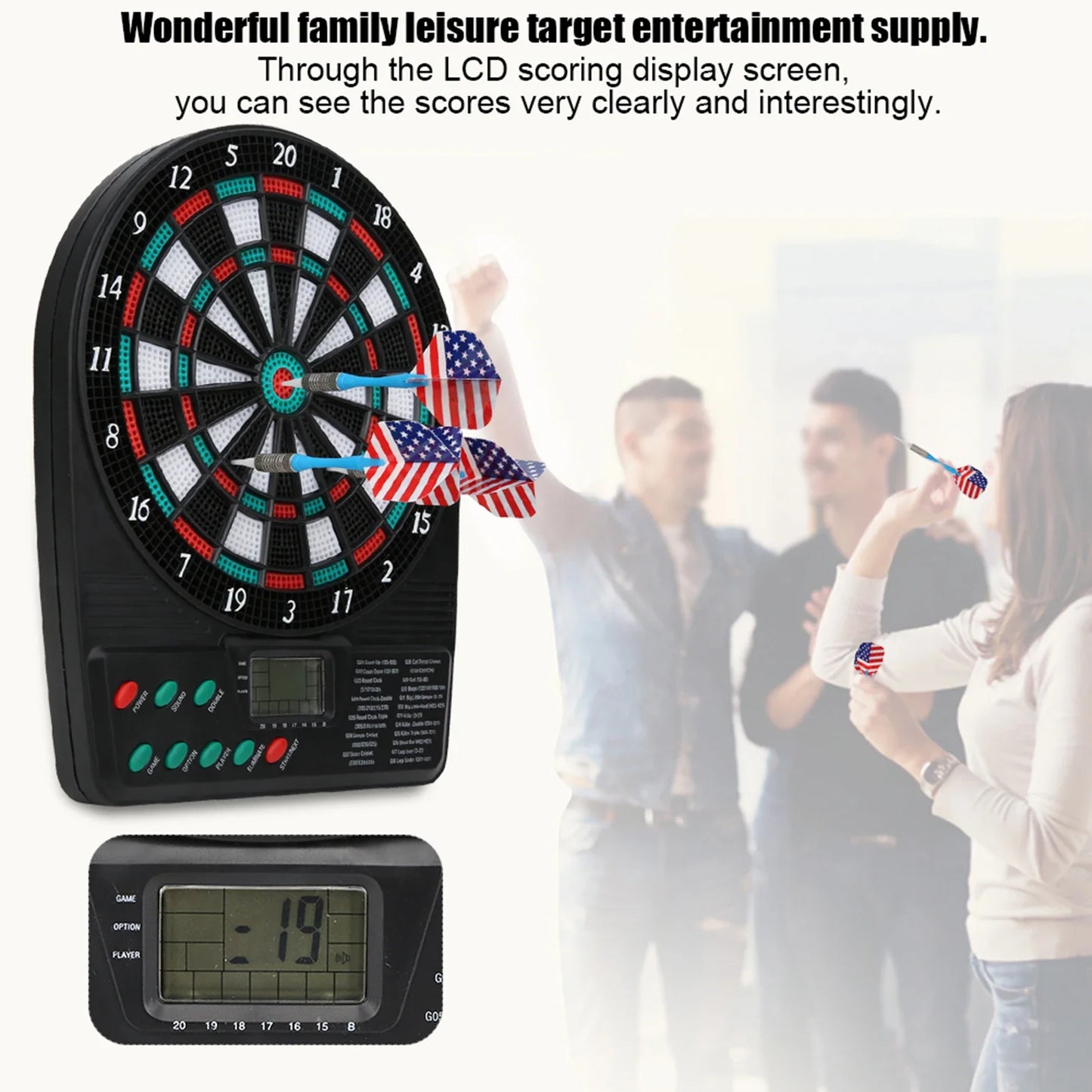 Electronic Automatic Scoring Soft Board Set Family Leisure