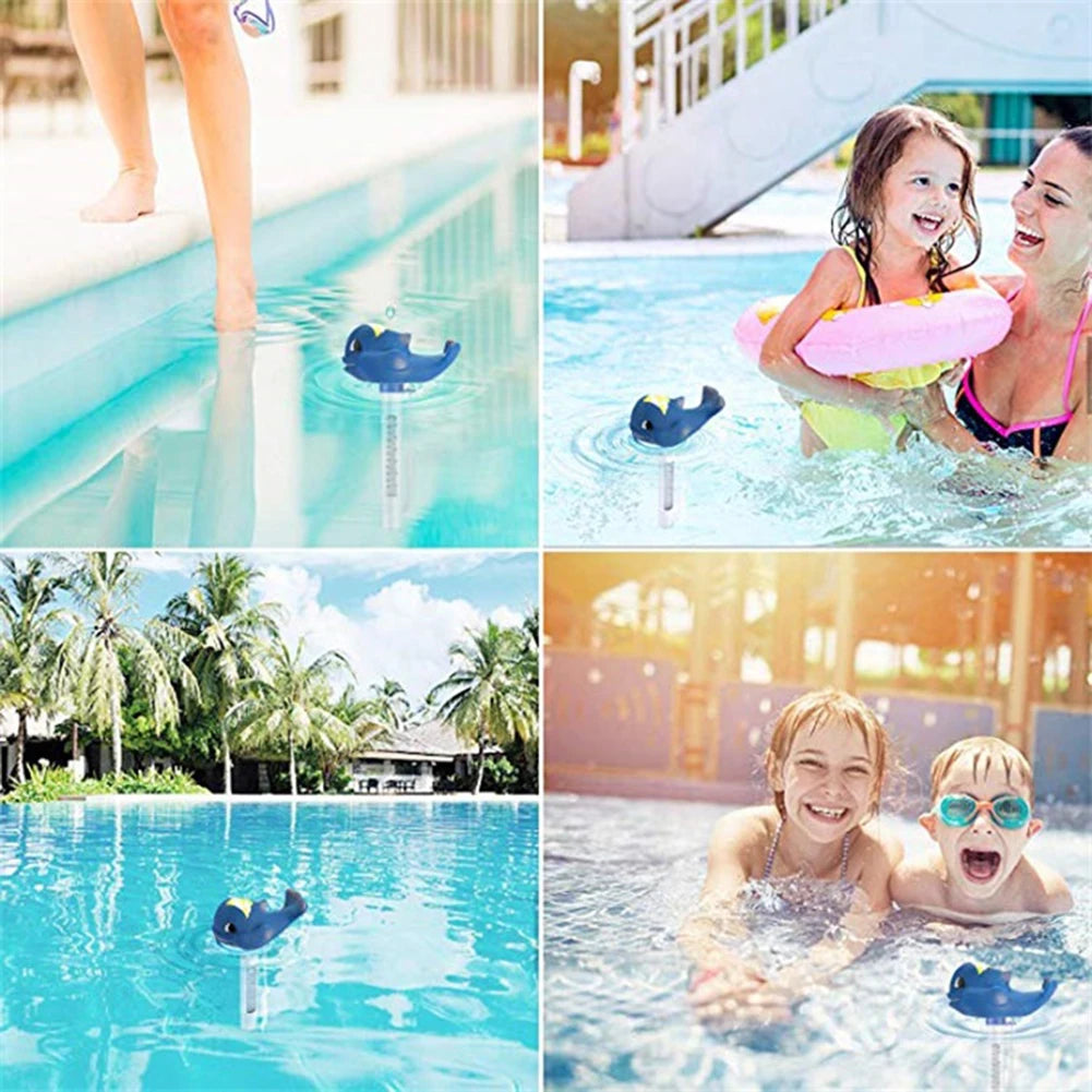 Cartoon Animals Thermometer Versatile for Outdoor Indoor Swimming Pools