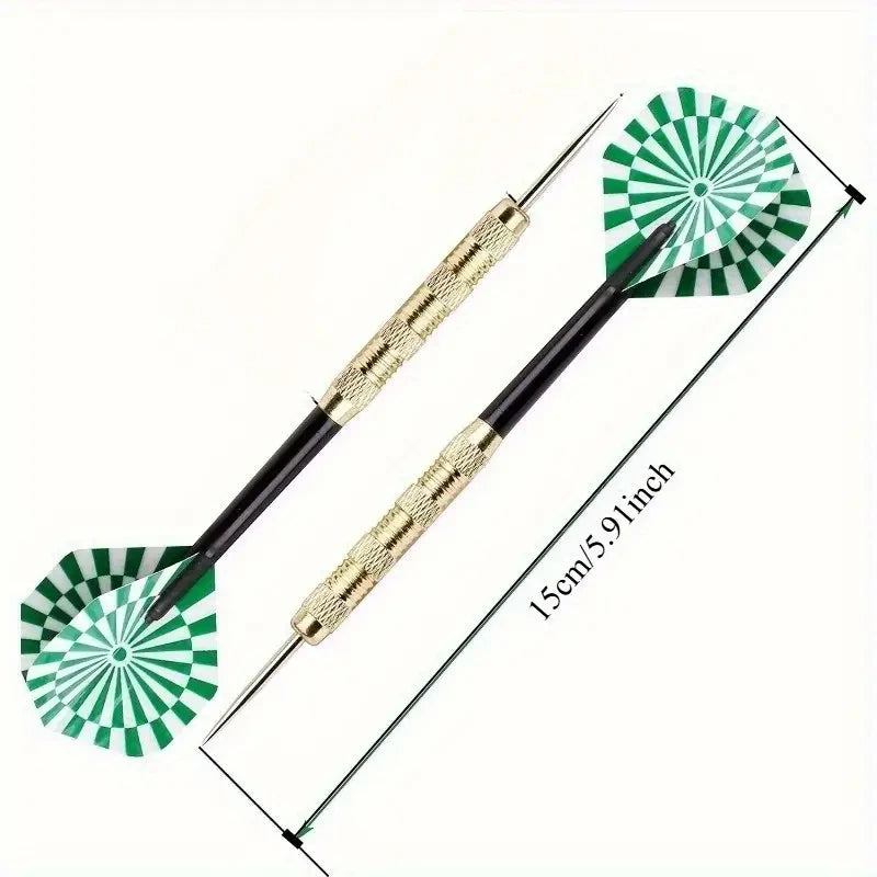 18 pcs/set of professional darts combination with steel tips durable