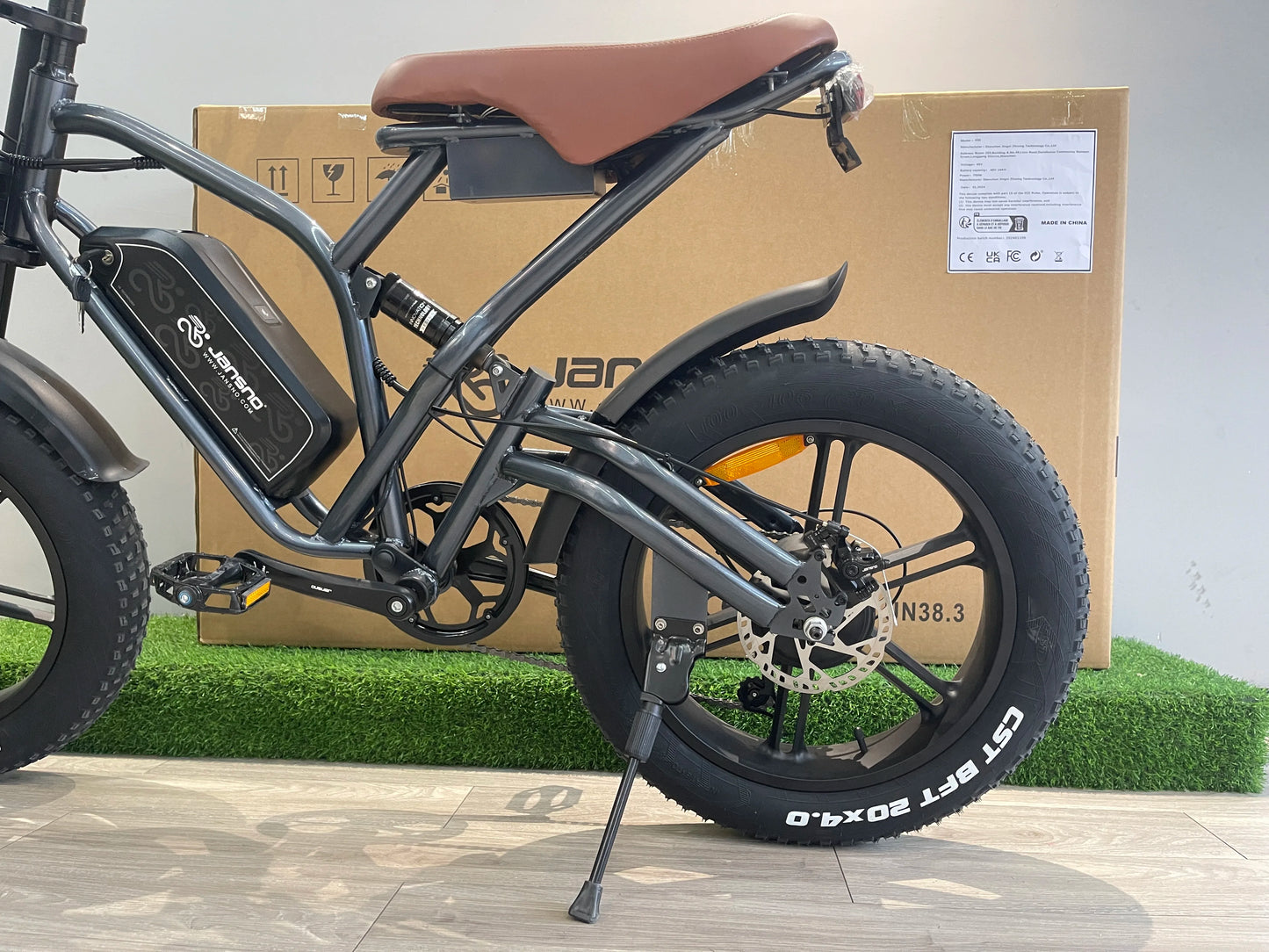 jansno x50 Adult Electric Bike 750W Motor EBicycle 48V 14AH 20 Inch Tire E-Bike