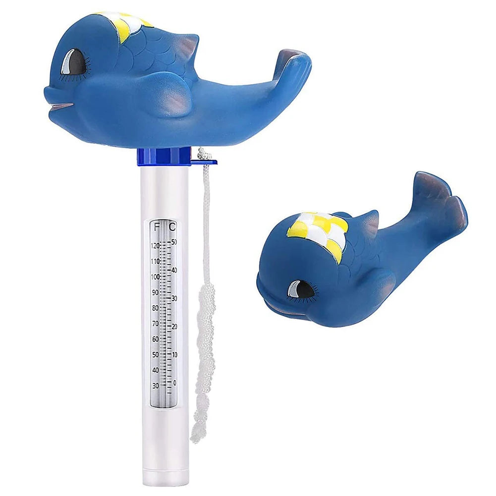 Cartoon Animals Thermometer Versatile for Outdoor Indoor Swimming Pools