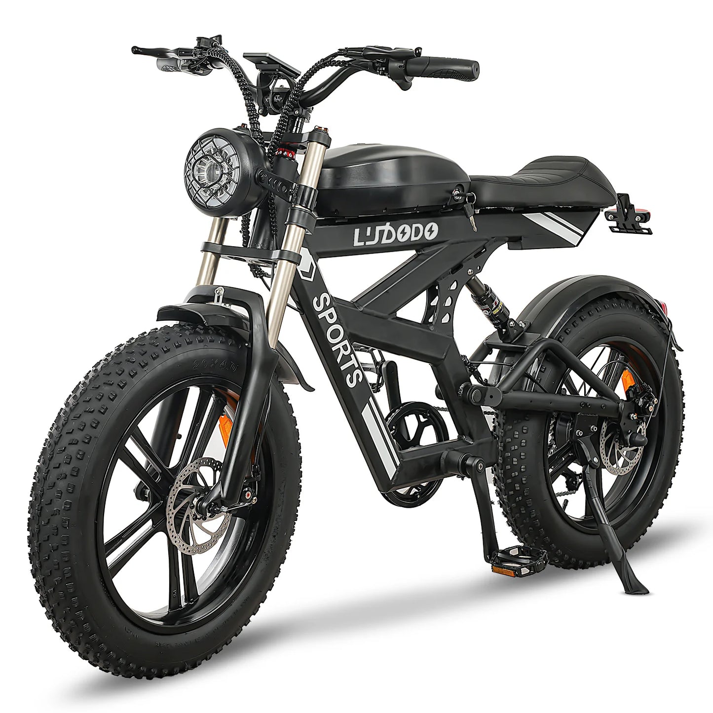 AK2 Electric Bicycle Motorcycle 750W Motor 75Miles Snow Electric Bike