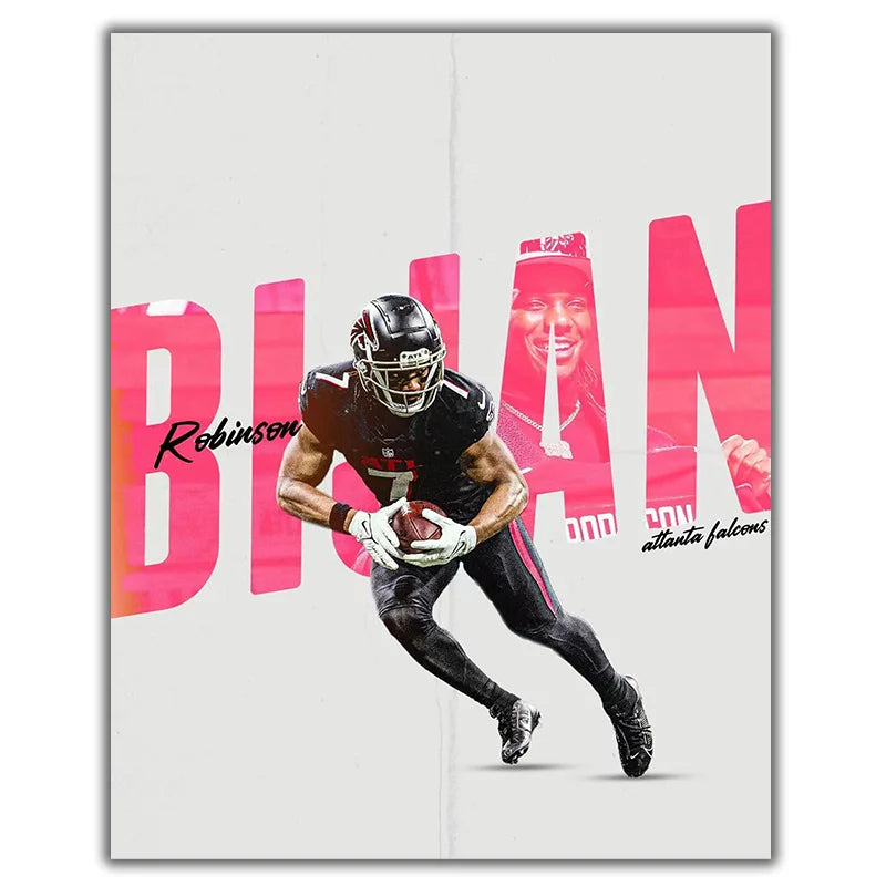 American Football NFL Star Players So on Sports Super Bowl Poster