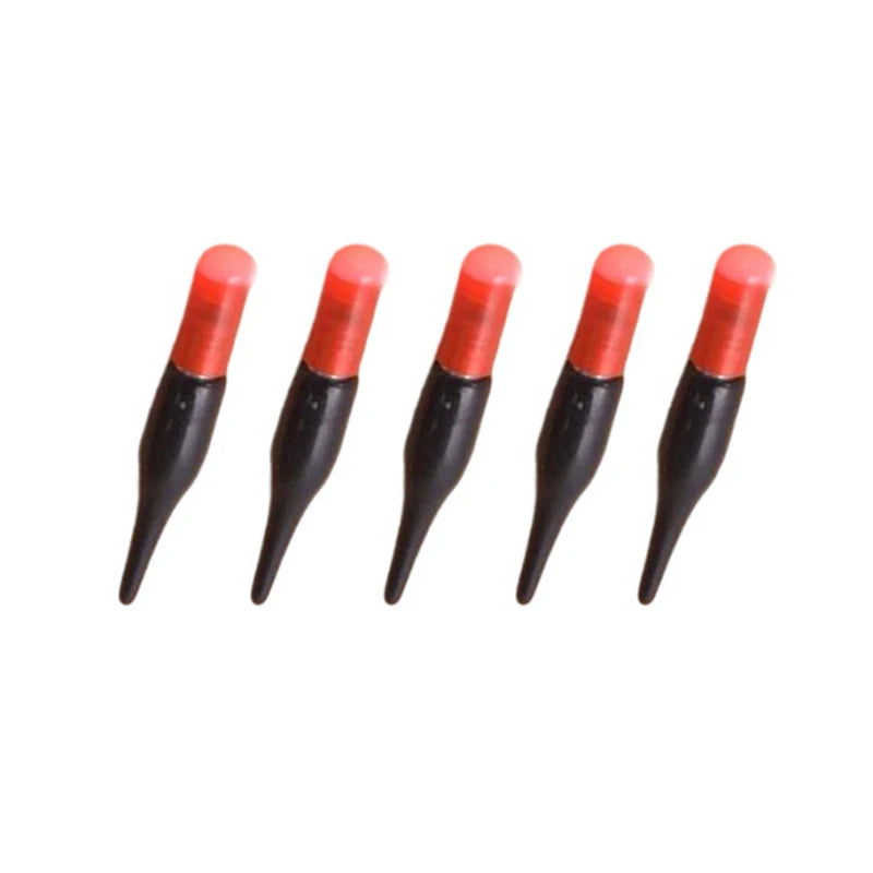 5Pc Led Luminous fishing Floating night Tail Light Glow Color Change