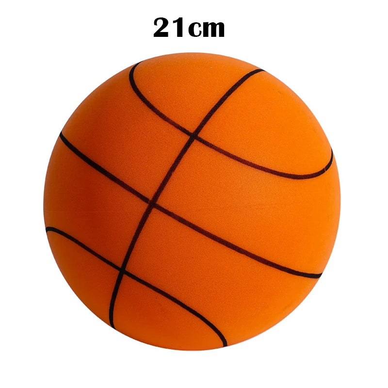 18/21/24CM Kids Bouncing Mute Basketball Squeezable Mute Bouncing Basketball