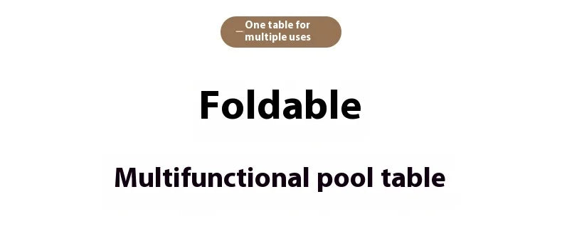Children's Folding Wooden Pool Table Home Use Large Small