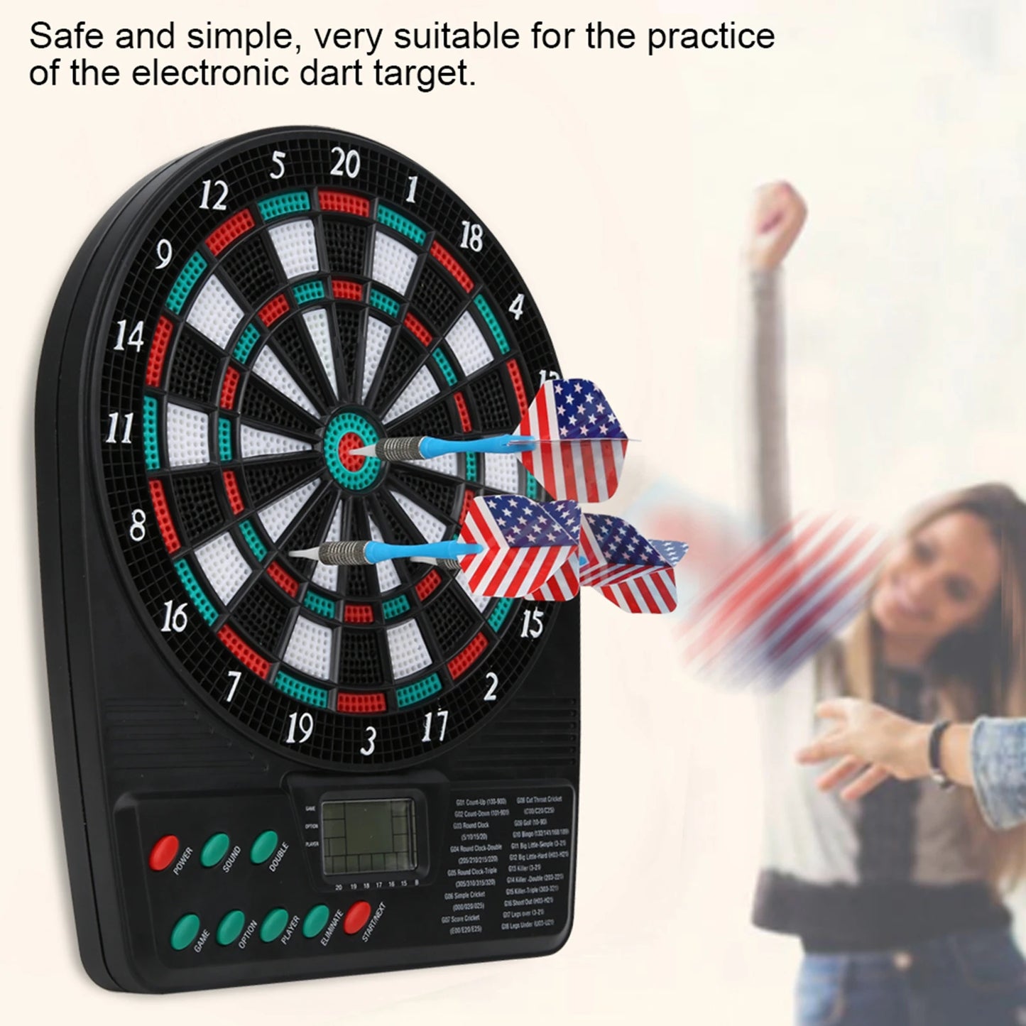 Electronic Automatic Scoring Soft Board Set Family Leisure
