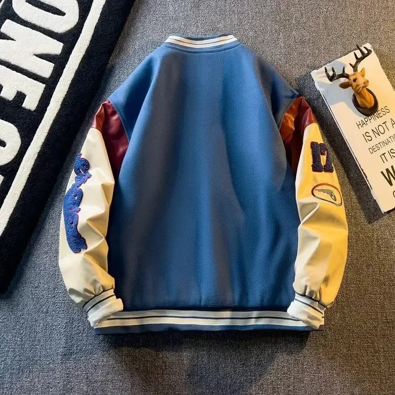 New Handsome Baseball Jackets for Men Spring and Autumn Trendy Brand Jackets