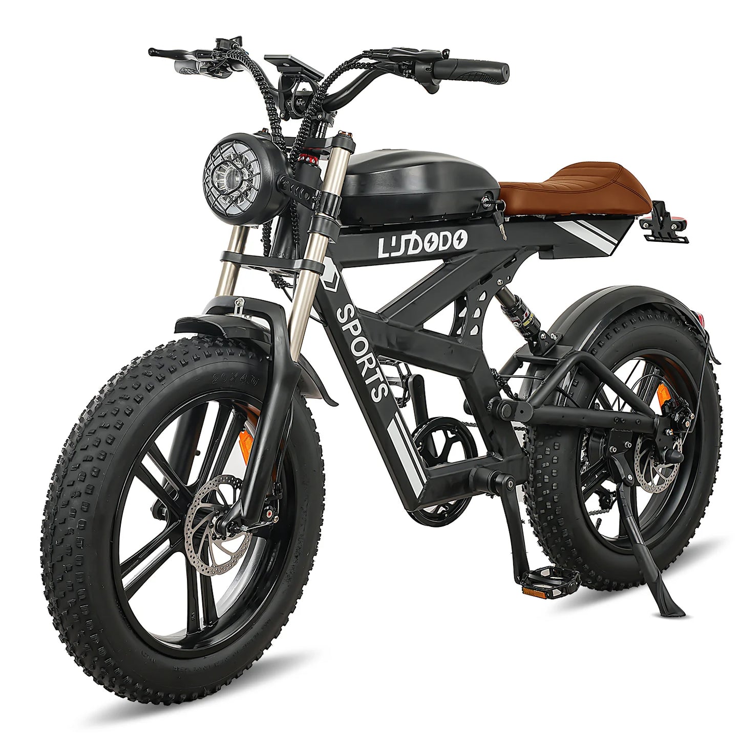 AK2 Electric Bicycle Motorcycle 750W Motor 75Miles Snow Electric Bike