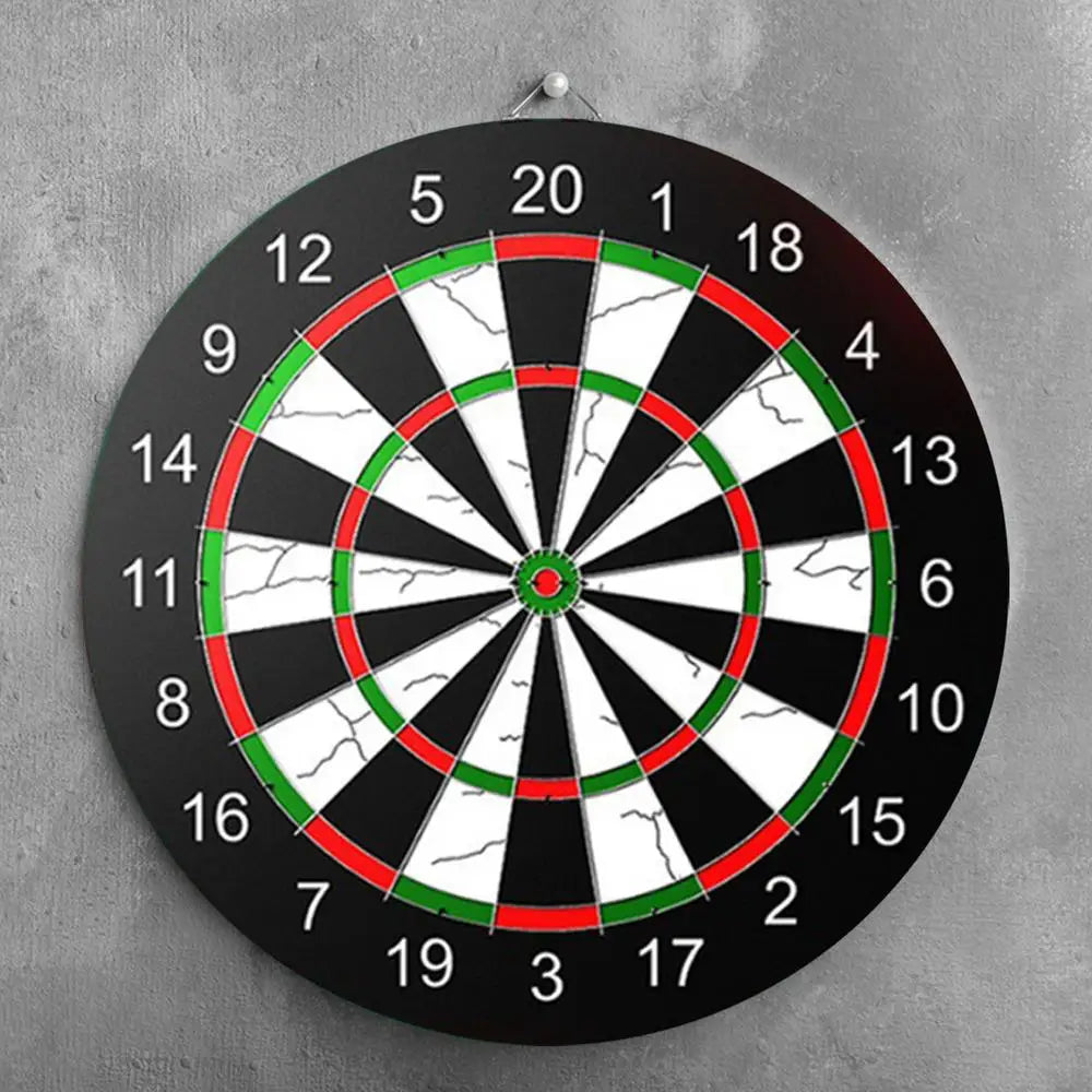 Professional Dart Board Stable Flocking Board With Darts Thick 15in Game
