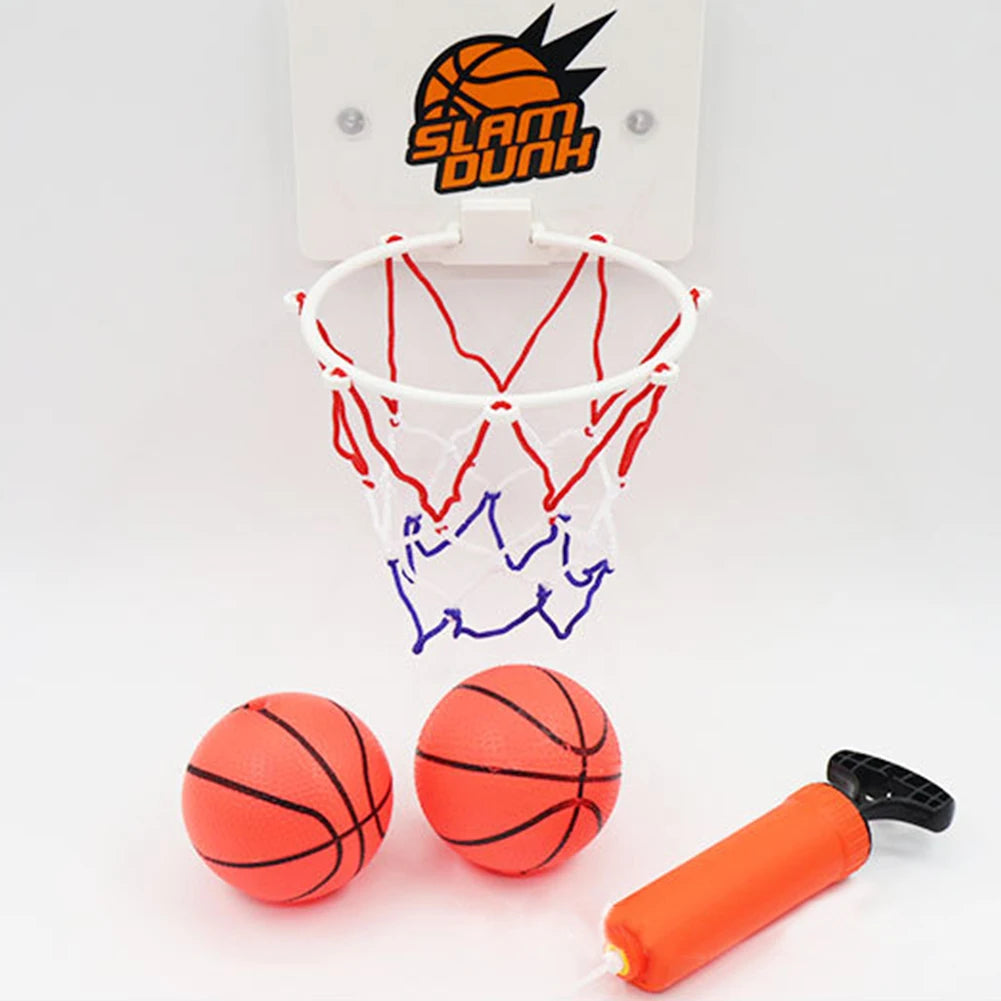 Suction Cup Basketball Hoop with 2 Balls Indoor Basketball Hoop