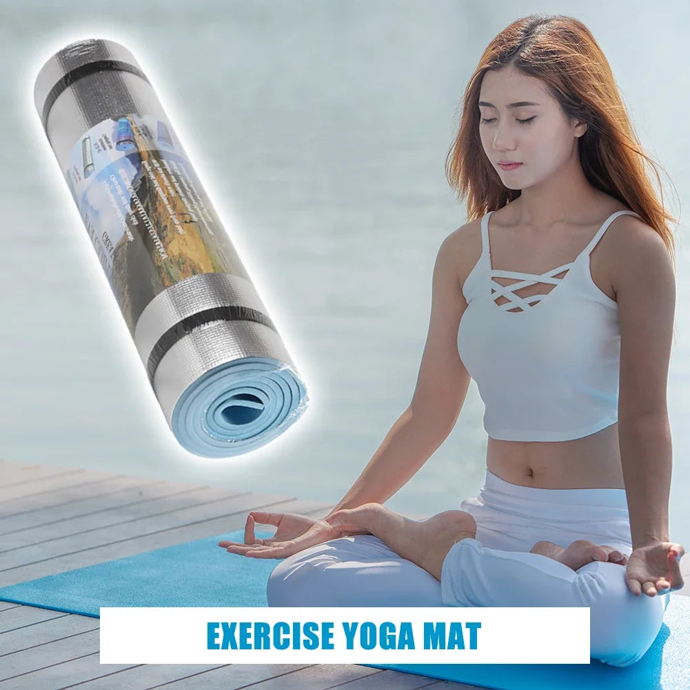 1800x50x10/8/6mm Thickened EVA Yoga Mat Moisture-proof Outdoor Camping Picnic Mat Waterproof Anti-skid
