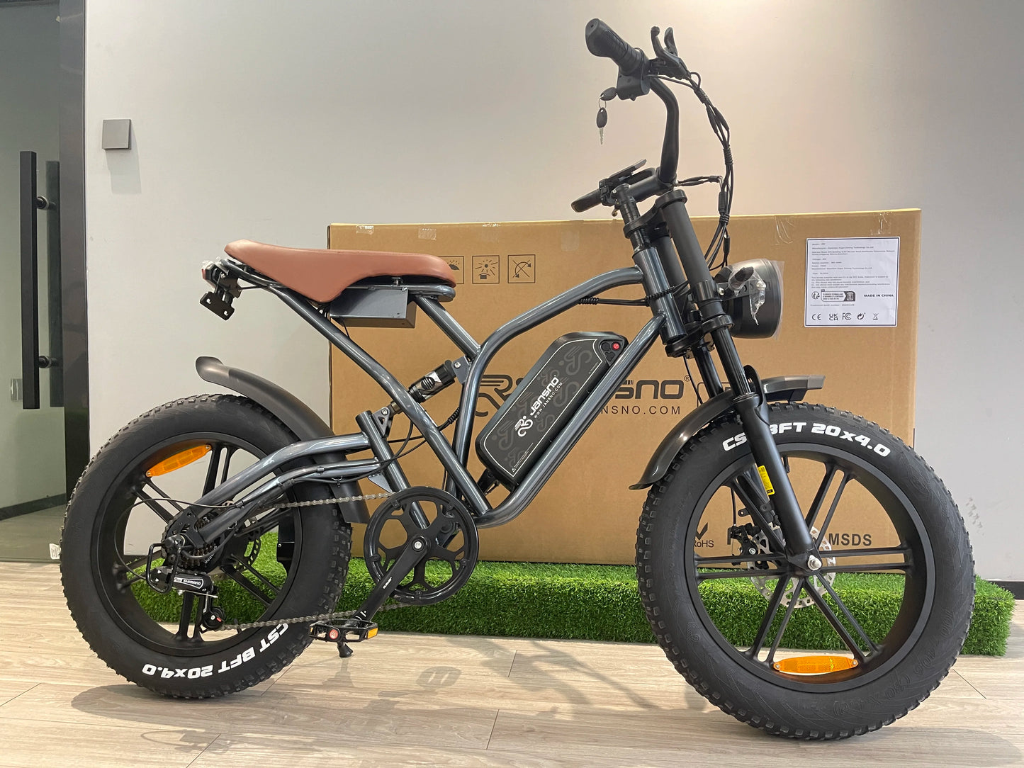 jansno x50 Adult Electric Bike 750W Motor EBicycle 48V 14AH 20 Inch Tire E-Bike