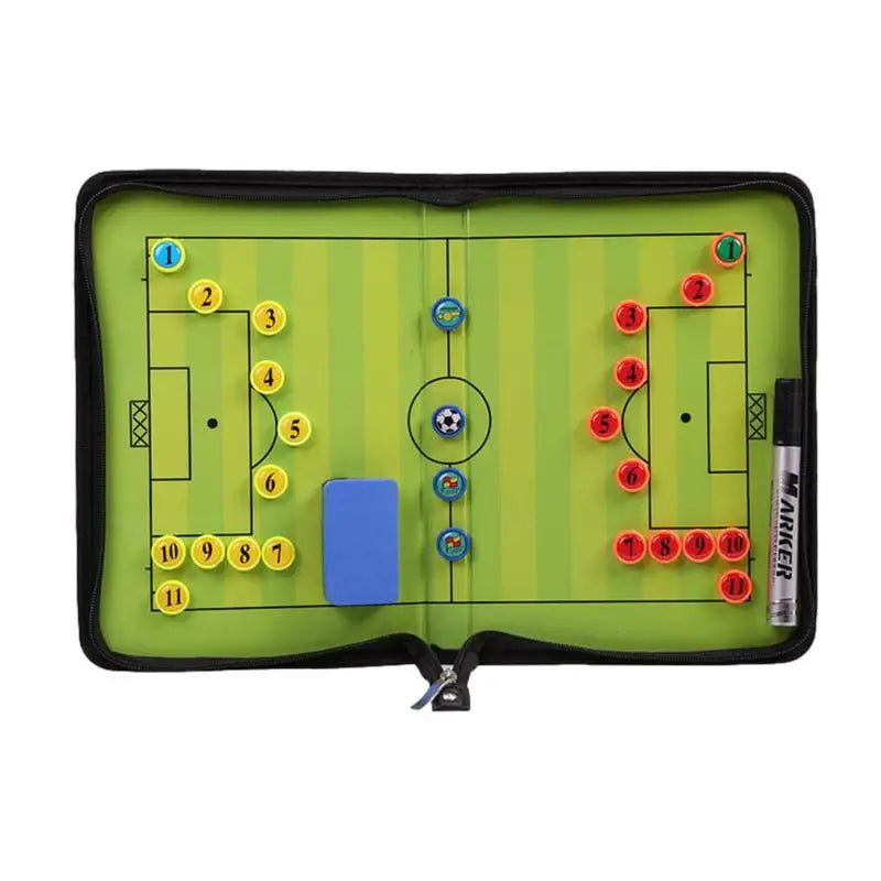 Magnetic Soccer Coaches Strategy Clipboard Waterproof Training Board