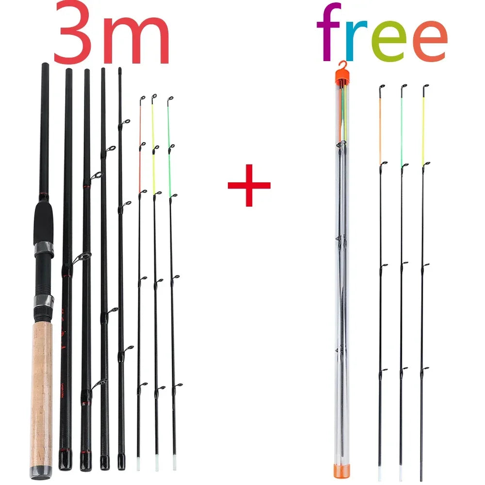 Sougayilang Feeder Fishing Rod Lengthened Handle6 Sections