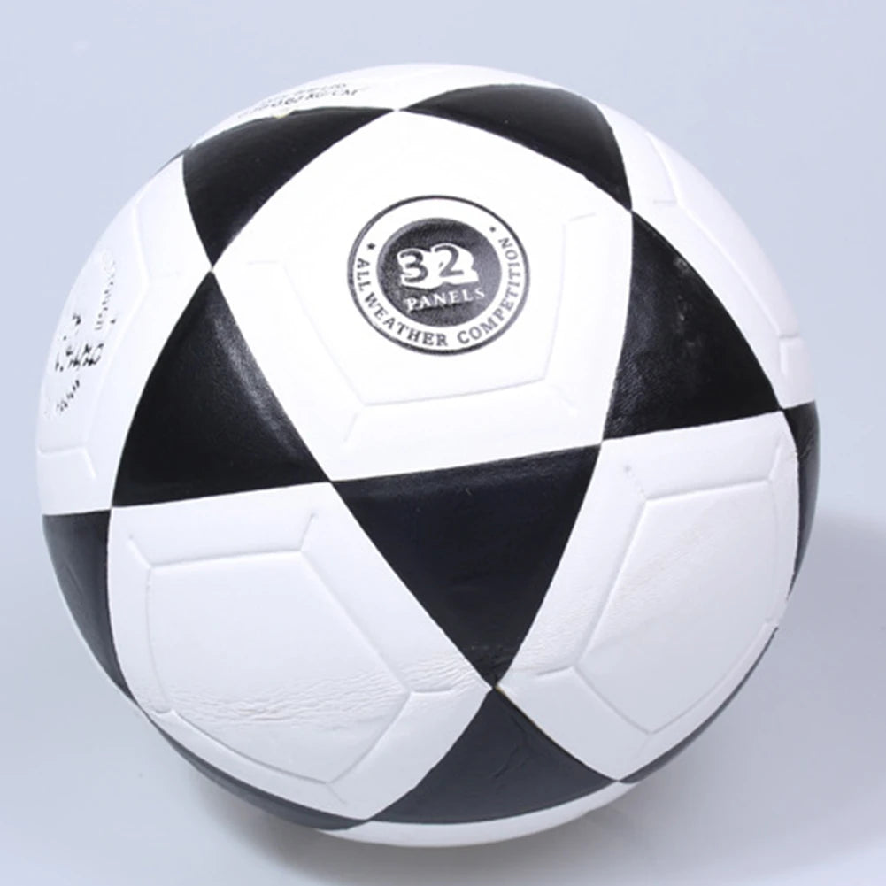 Soccer Ball Training Machine Stitched Black Triangle Print for Practice