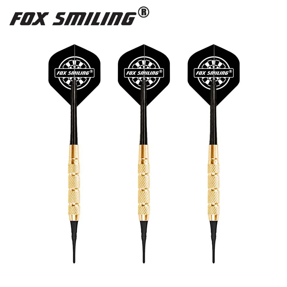 12PCS Fox Smiling 18g Electronic Soft Darts With Nylon Darts Tips