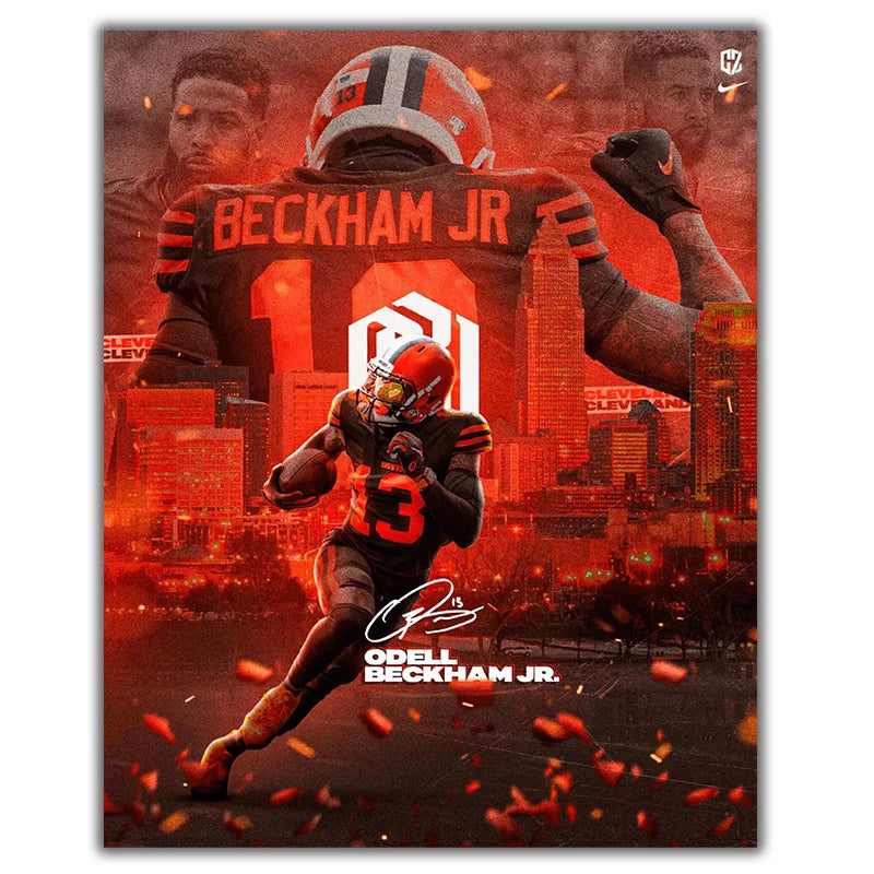 American Football NFL Star Players So on Sports Super Bowl Poster