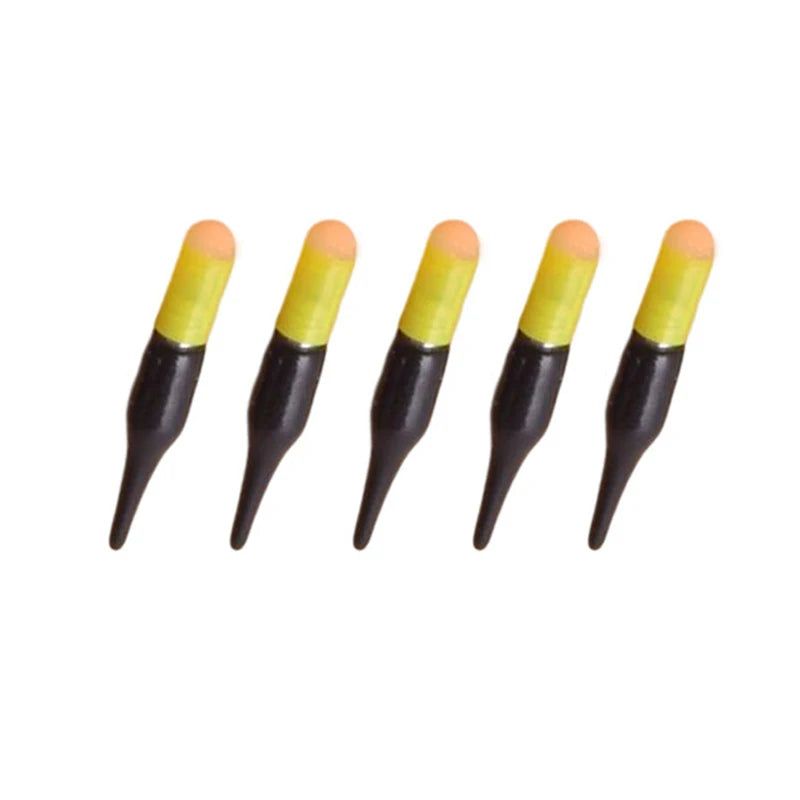 5Pc Led Luminous fishing Floating night Tail Light Glow Color Change