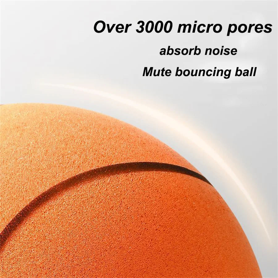 New Bouncing Mute Ball Size 3/5/7 Indoor Silent Basketball No Noise Soft High Density Foam