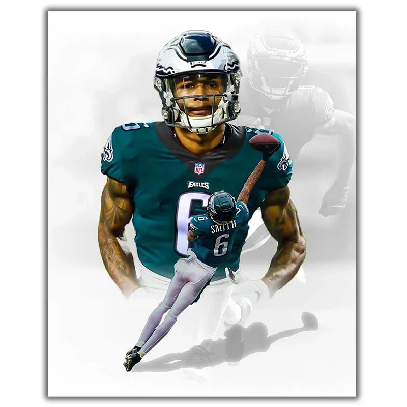American Football NFL Star Players So on Sports Super Bowl Poster