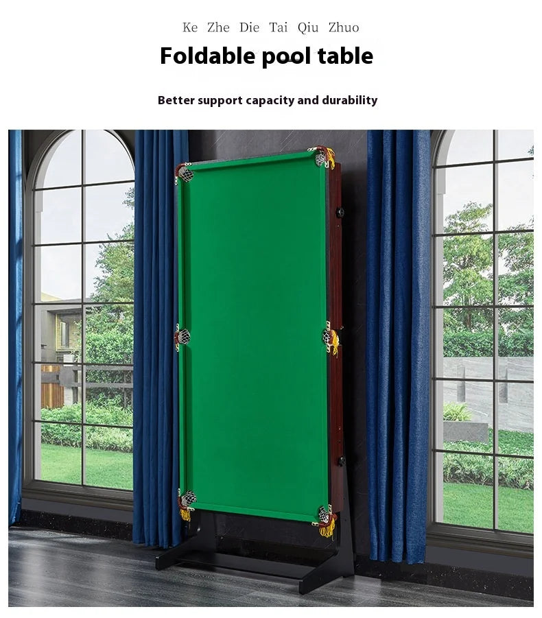 Children's Folding Wooden Pool Table Home Use Large Small