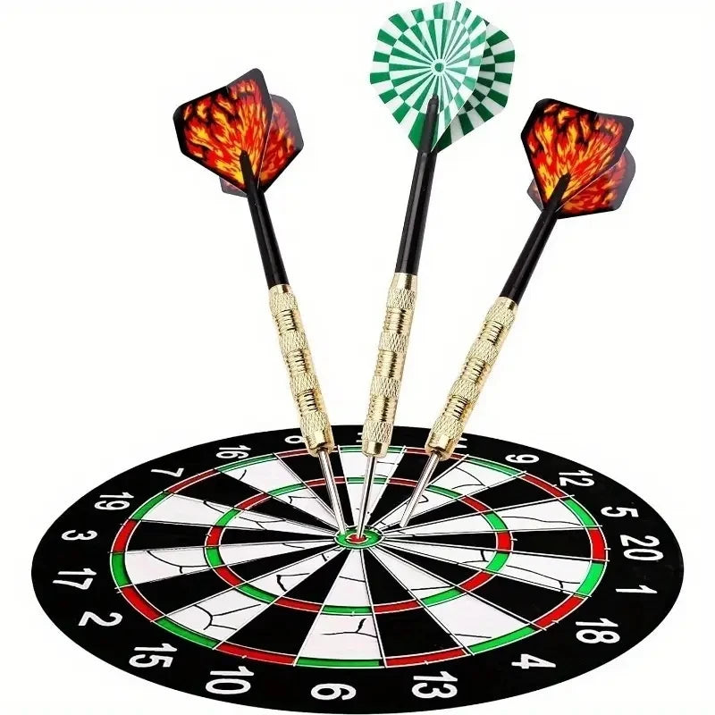 18 pcs/set of professional darts combination with steel tips durable