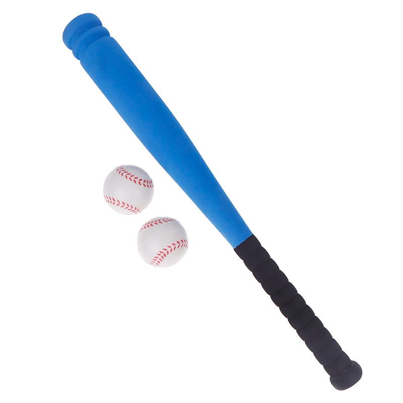1Pc 54CM Children Baseball Bat +2Pcs Balls Set Sponge Baseball Toy F