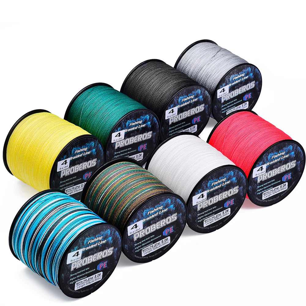 PROBEROS 300M 4 Strands Braided Multifilament Fishing Line