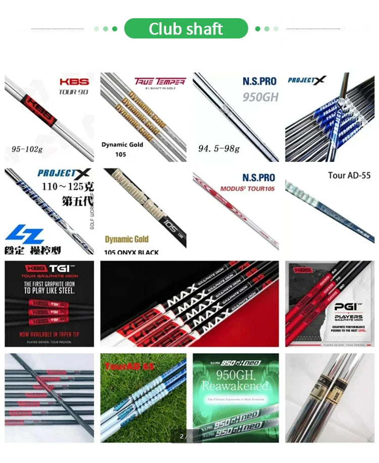 7PCS High Quality Forged Golf Clubs Irons Set 4-P R/S Graphite/Steel Shafts
