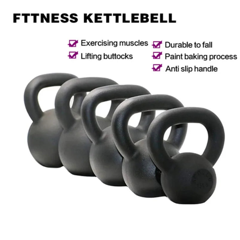 Solid Cast Kettle bells Ideal for Strength Training Building Muscles