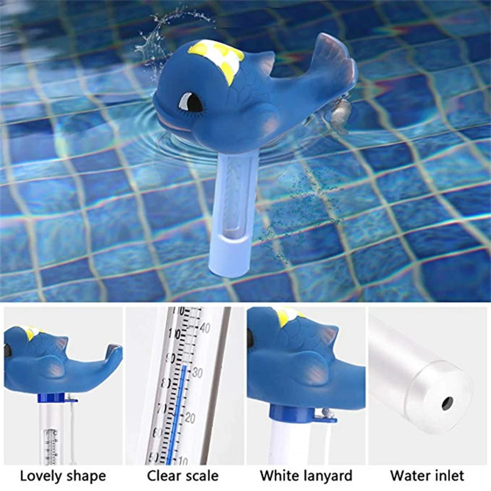 Cartoon Animals Thermometer Versatile for Outdoor Indoor Swimming Pools