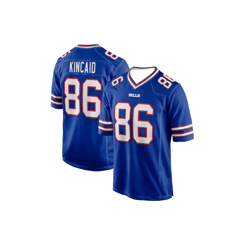 24-25 Adult Buffalo American Football Jerse Sportswear T-shirt Bills Allen 17 Number