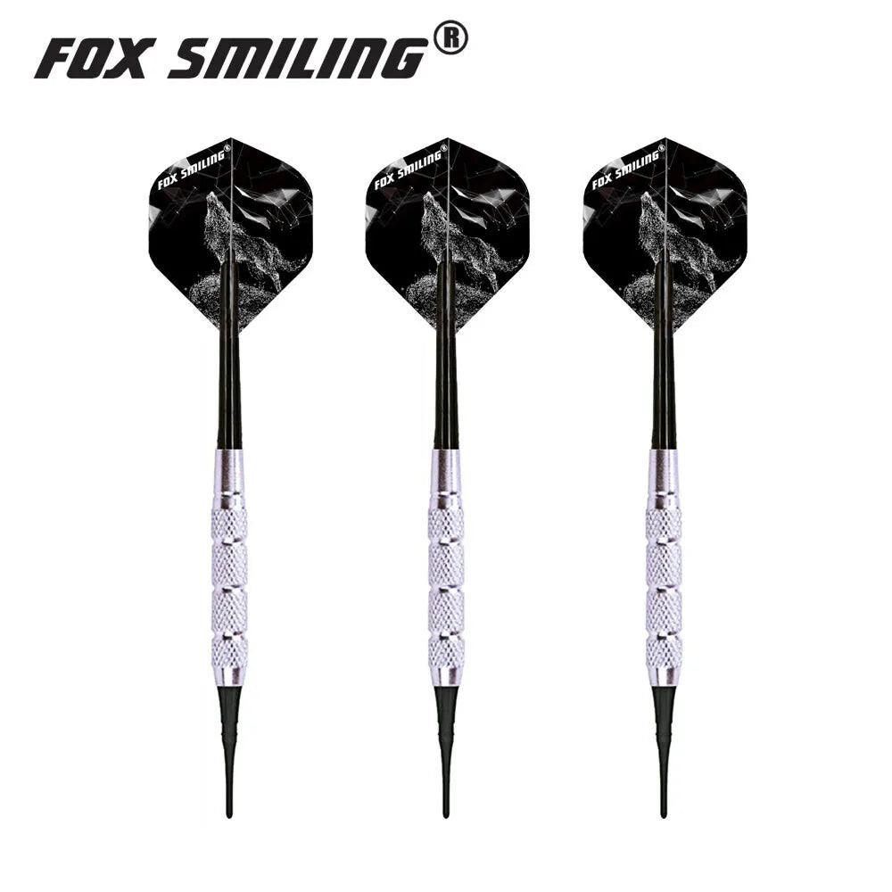 12PCS Fox Smiling 18g Electronic Soft Darts With Nylon Darts Tips