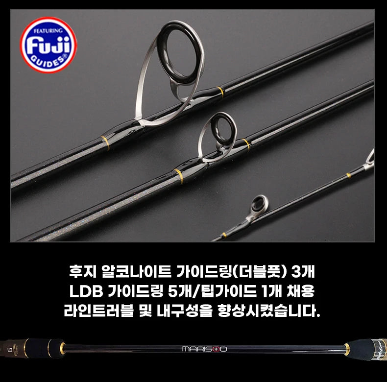 Pesca Boat Fishing Rods Saltwater Big Game Slow Pitch Jigging Rod Shore Carbon 2 Piece Spinning & Casting Portable Cod amberjack Rockfish