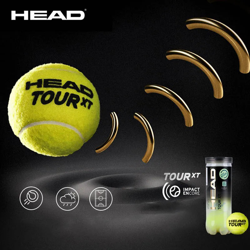 HEAD Professional Tennis 4B TEAM 3 Tour X  Training Ball T 3B Pro Match Balls