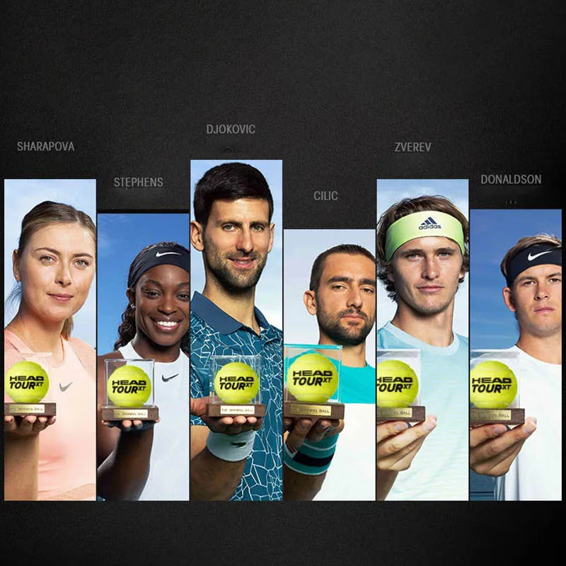 HEAD Professional Tennis 4B TEAM 3 Tour X  Training Ball T 3B Pro Match Balls