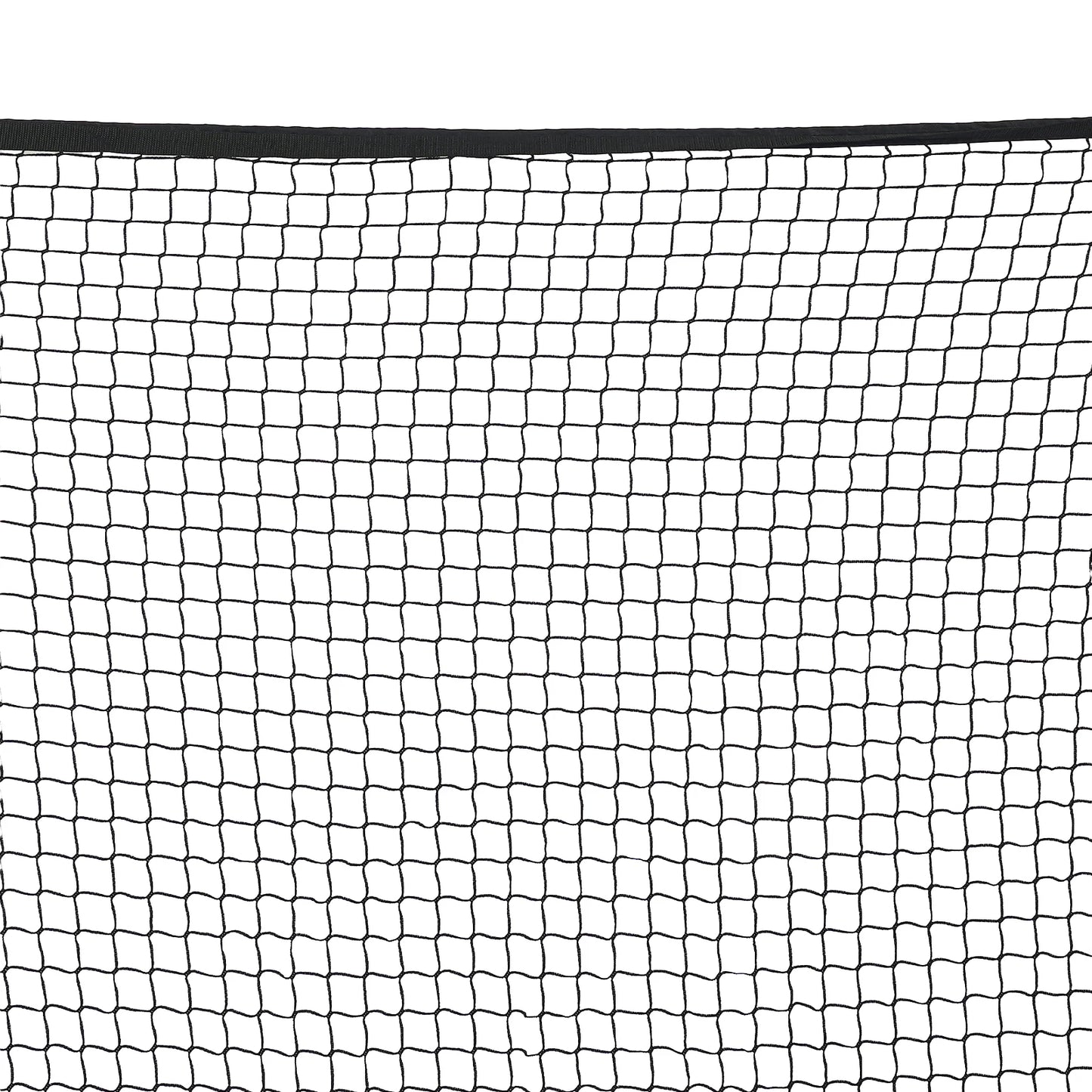 Black Portable Outdoor Softball Training Net, Floor Mount Baseball Batting Cage