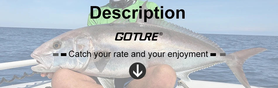 Goture Spinning Fishing Rod M/MH 6 Sections Ultralight  24T Carbon Fiber Lure Pole