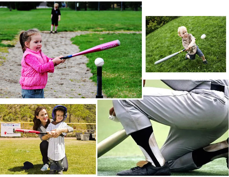 20 inch High Strenght Training Softball Baseball Batll Black Silvery Blue Red